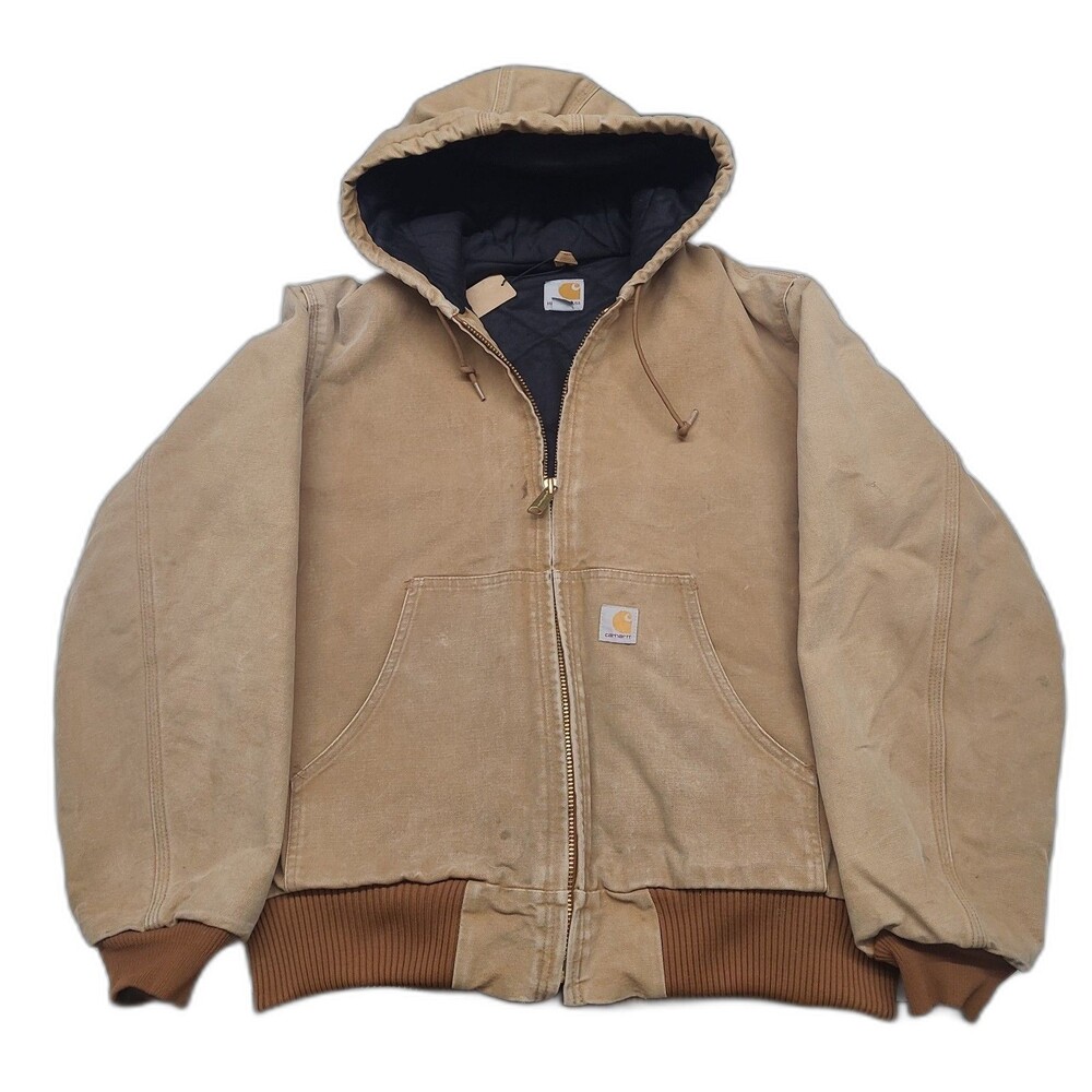 Carhartt Brown Hooded Activ Work Jacket